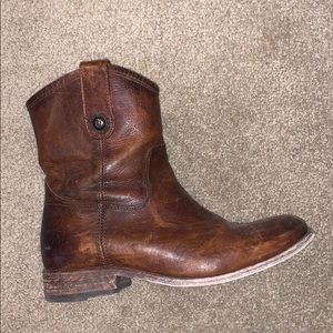 Frye brown Booties